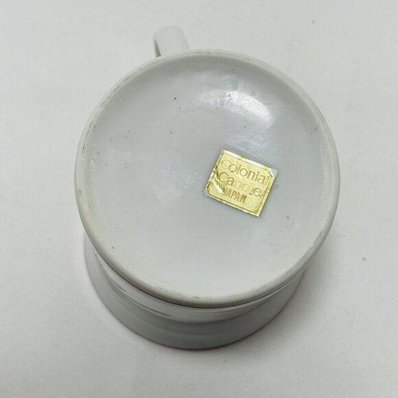 Colonial Candle Hart Christmas Mug Red Cardinal Bird Birdwatcher Japan Vintage - Picture 8 of 10